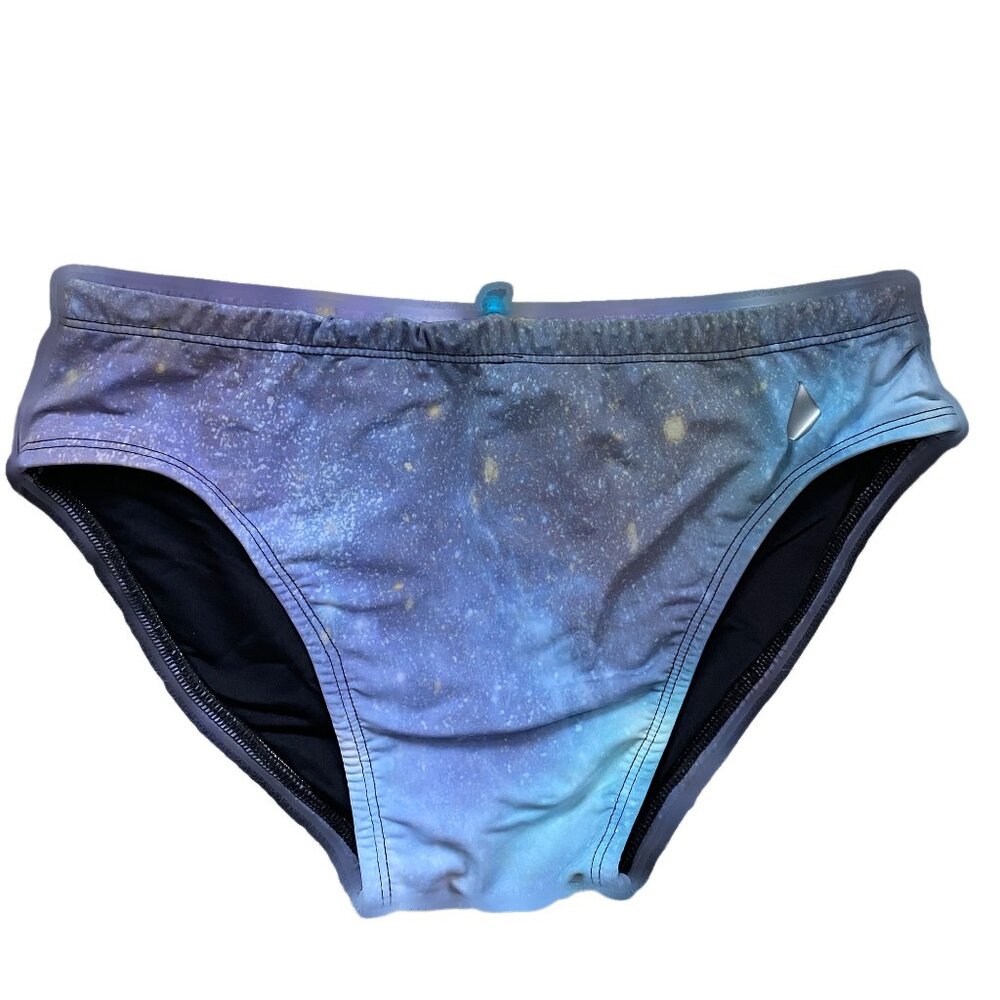 Black Lagoon Blue Celestial Swim Brief - L
